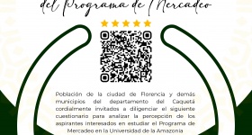 Encuesta aspirantes del programa de mercadeo
